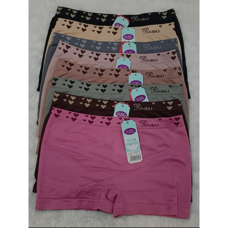 Grosir Murah ( Isi 6 Pcs ) Hotspant Short Rajut CD Pioli / Boxer Rajut cewe Dewasa / Boxer Rajut wan
