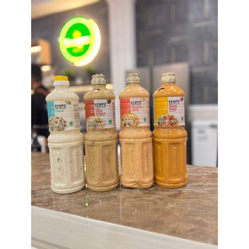 

Kewpie repack badget hemat salad dressing wijen sangrai thausand island spicy tomato caesar