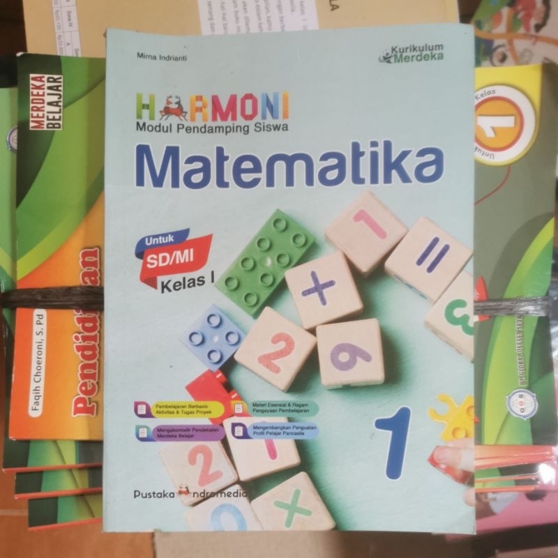 

BUKU HARMONI MATEMATIKA KURIKULUM MERDEKA UNTUK KELAS 1 SD/MI