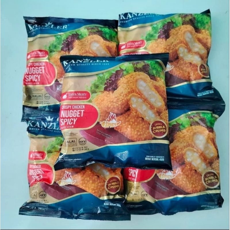 

Kanzler spicy crispy nugget 450 gr dan 120gr ,kanzler crispy nugget stick