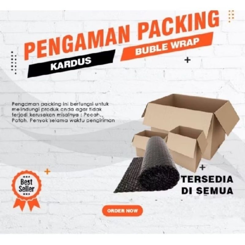 

PACKING TAMBAHAN DUS + BUBBLE WRAP