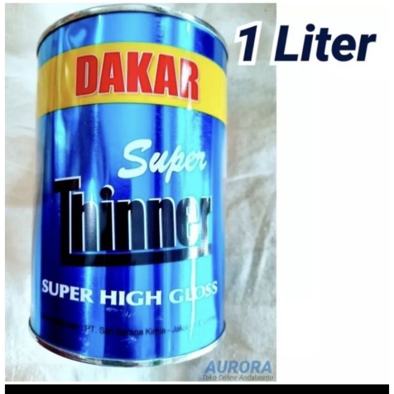 TINER SUPER DAKAR HIGH GLOSS Thinner A Special Dakar Biru Sangat cocok digunakan untuk Pengencer Cat