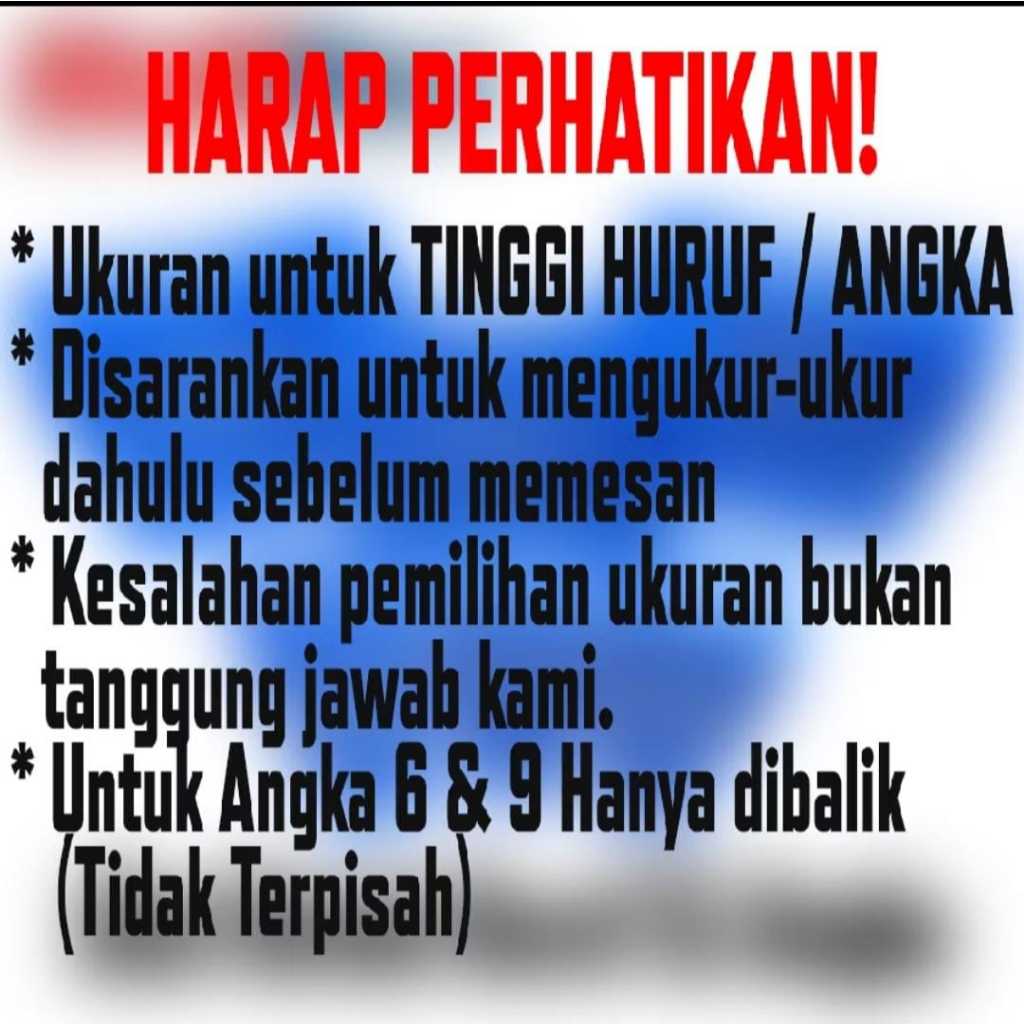 Desyallshop Ketok Huruf Multipro 3 Mm/Nomor Rangka Mesin