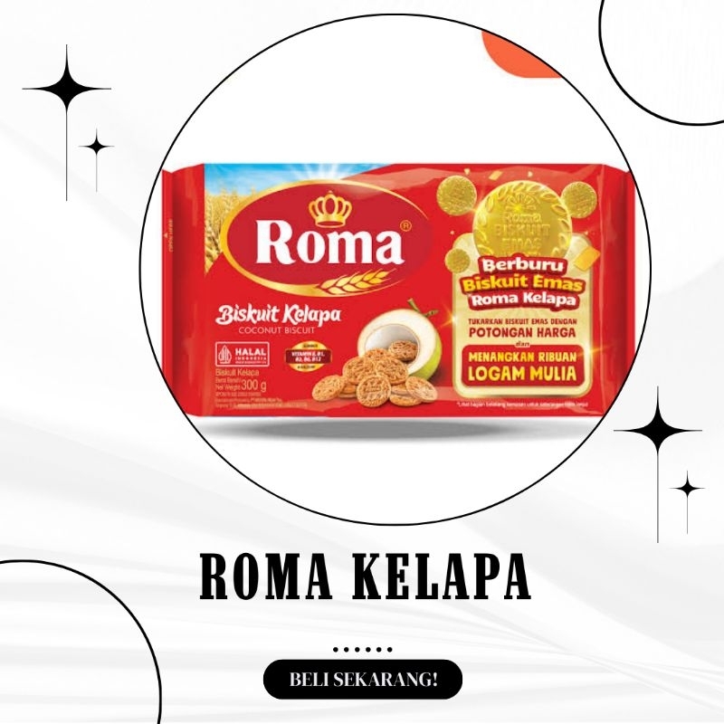 

Biscuit Roma Kelapa 300 gram