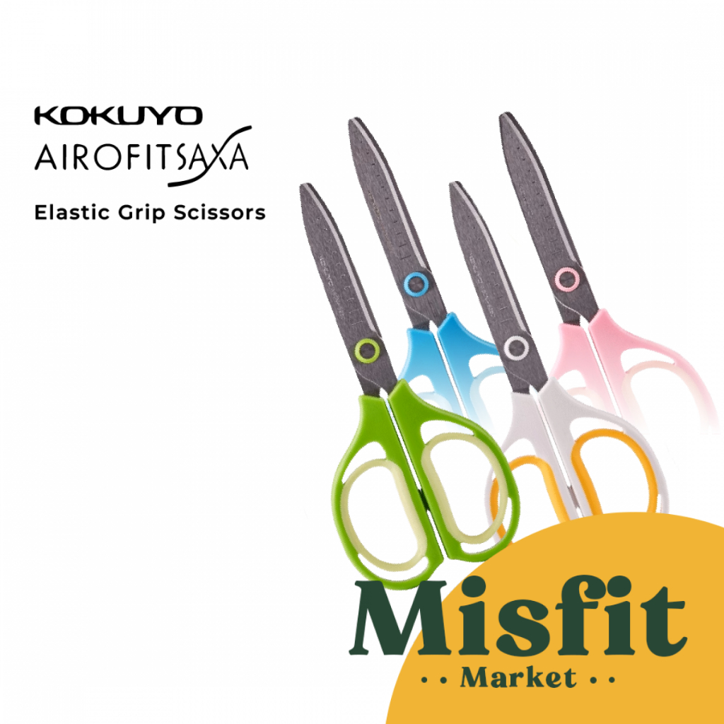 

Kokuyo AIROFIT SAXA Strong Air Elastic Scissors Gunting