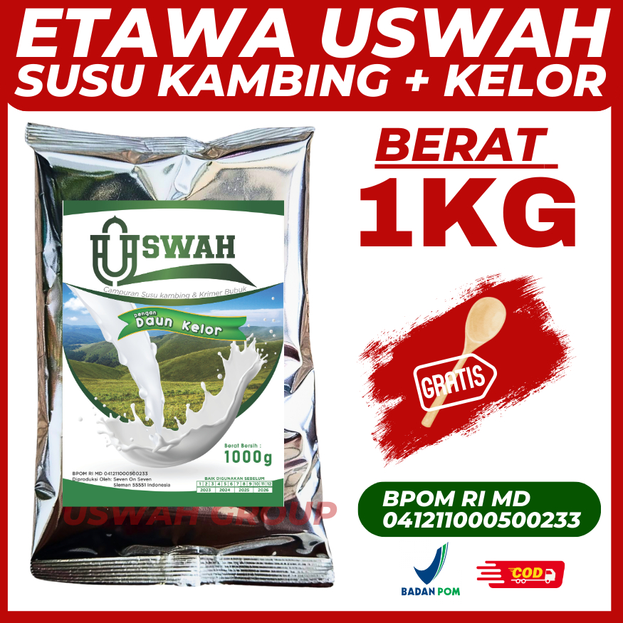 

Susu Kambing Etawa USWAH 1KG Untuk Tulang, Penderita Diabetes, Kolesterol, Maag, Asam Lambung, Etawaku