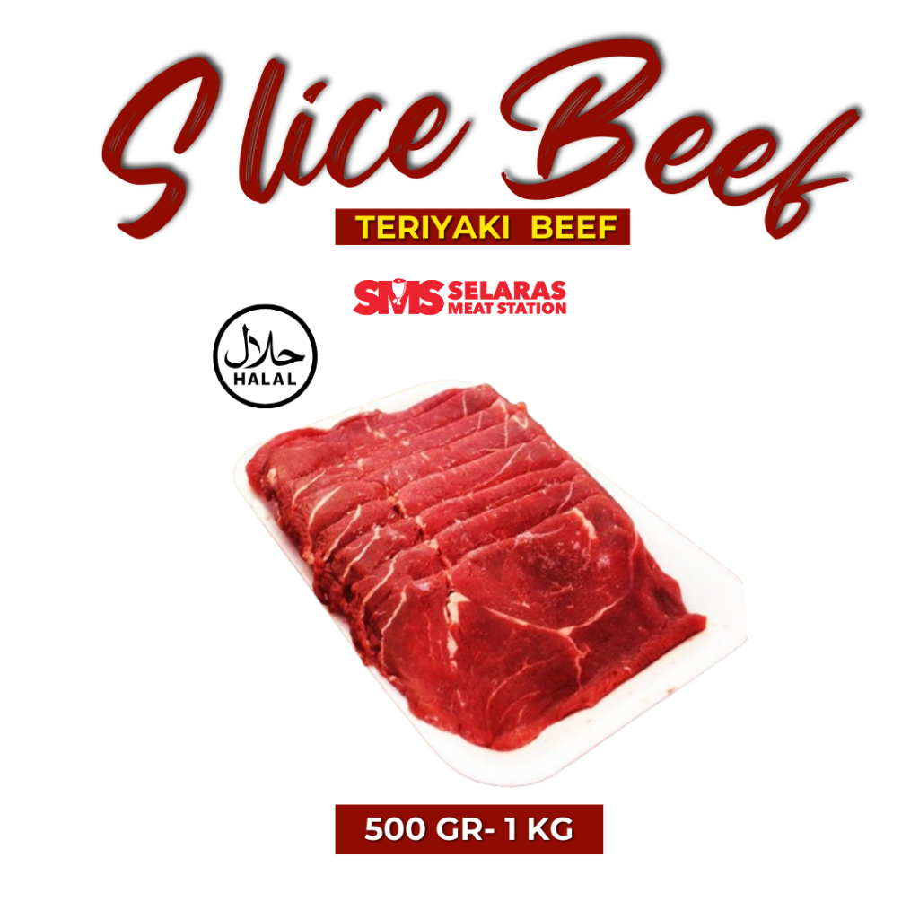 

Beef Slice Teriyaki Sukiyaki Beef Roll 250 gr-1 Kg Tangerang Selatan