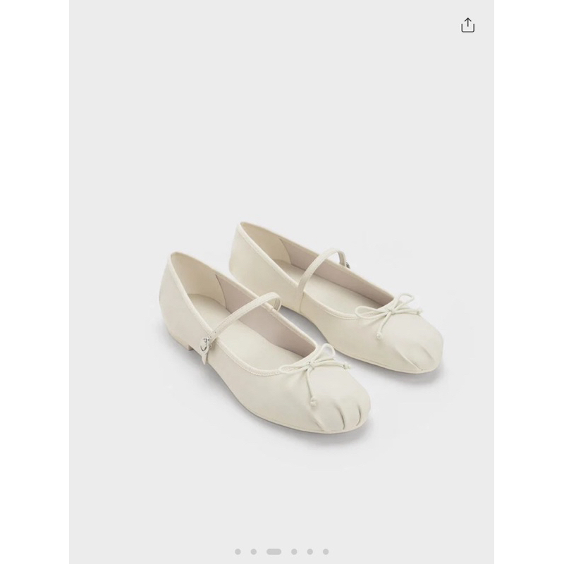 Satin Bow Mary Jane Flats