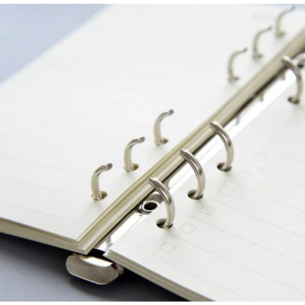 Ring Mekanik Binder Ukuran A5 20 Ring B5 26 Ring / Binder Loose Leaf/ Ring Binder Besi -ATK
