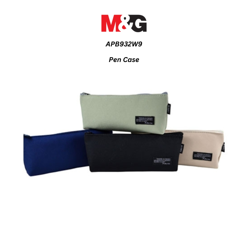 

Pensil Case M&G Tempat Pensil 4 Kain Pilihan Warna Dengan Resleting #APB932W9