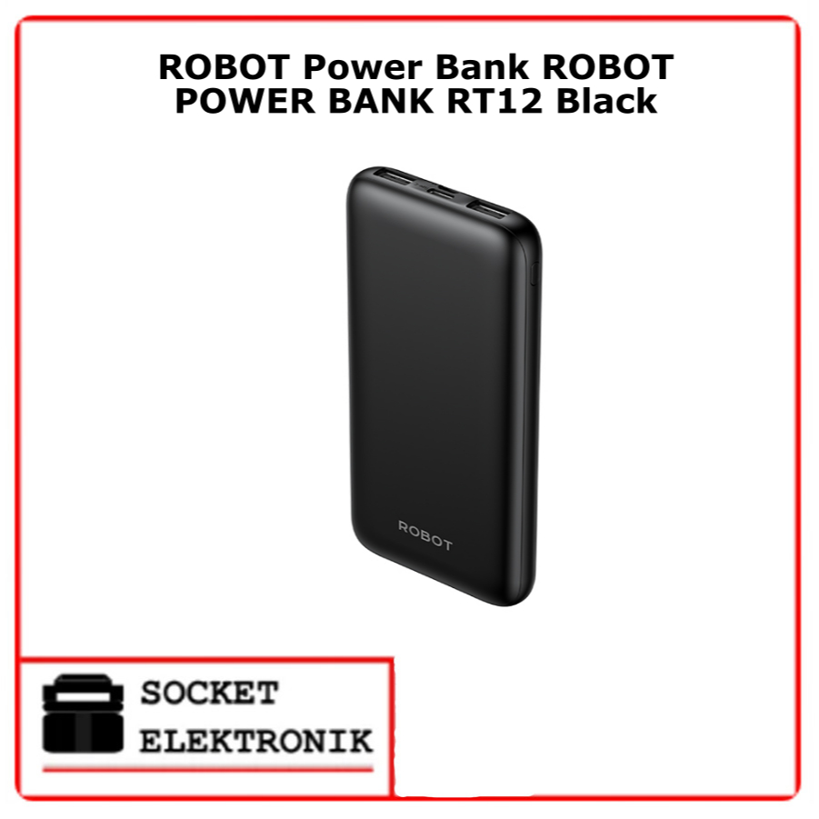 ROBOT Power Bank ROBOT POWER BANK RT12 Black