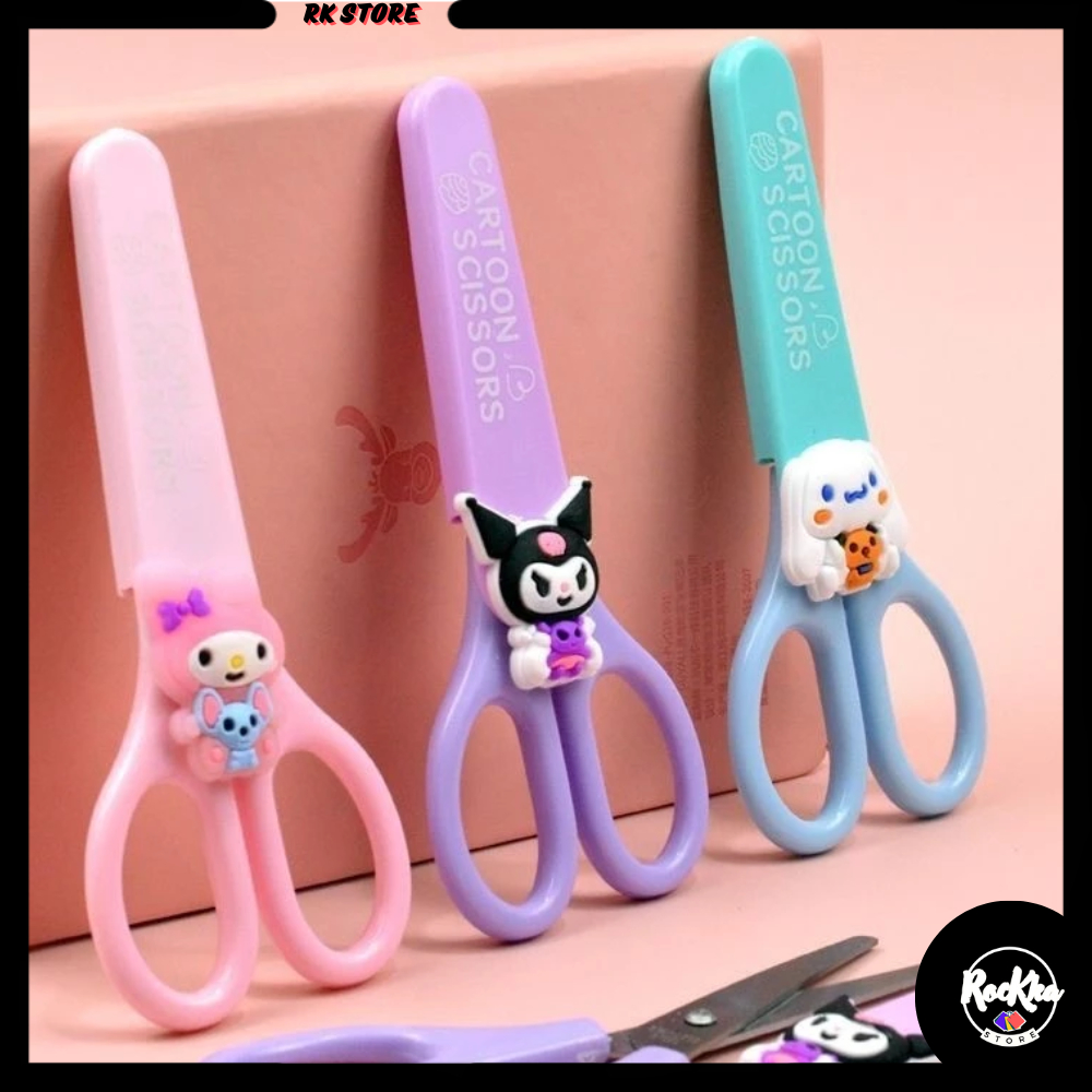 

ROCKKA GUNTING MINI MOTIF KARAKTER LUCU / GUNTING COVER PENUTUP ALAT TULIS ANAK SEKOLAH KARTUN DIY ATK / SCISSORS MINI PREMIUM QUALITY
