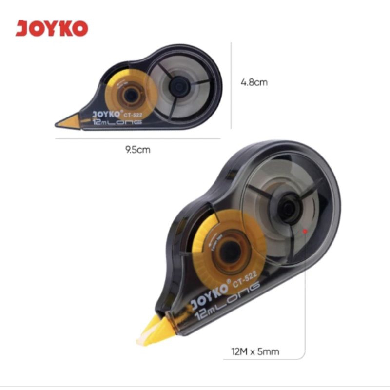 

Correction Tape Joyko Ct-522 12 meter (2pcs)