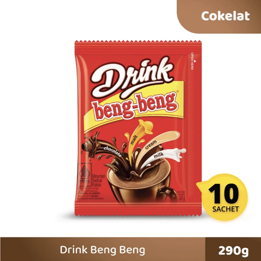 

Beng Beng Drink - Minuman Cokelat 10x 29 gram