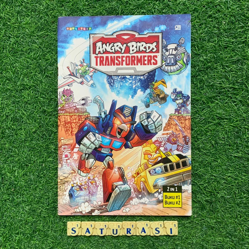 (Saturasi Preloved) Komik Angry Birds Transformers 2 in 1 (2 Cerita) - Buku Cerita Anak