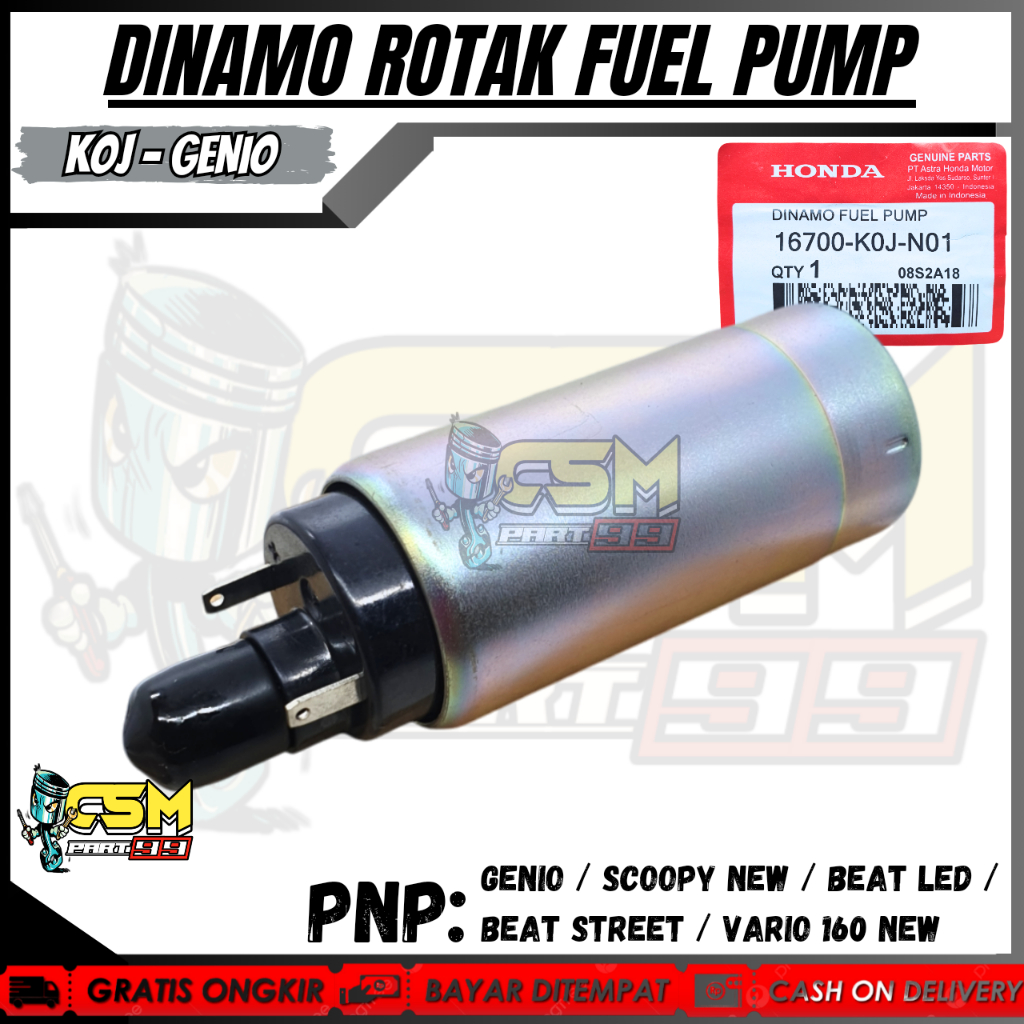 ROTAK FUELPUMP GENIO / BEAT NEW / BEAT STREET / BEAT LED 2020 / SCOOPY NEW ESP