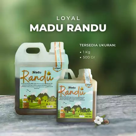 

Madu Asli Murni 1kg Grade A Nektar Randu 100% Alami Pure Natural Raw Honey