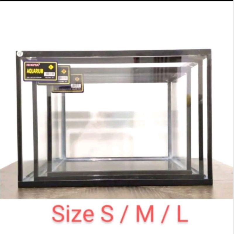 Tank Aquarium Aquascape NIKITA SIZE MEDIUM + Packing Kayu