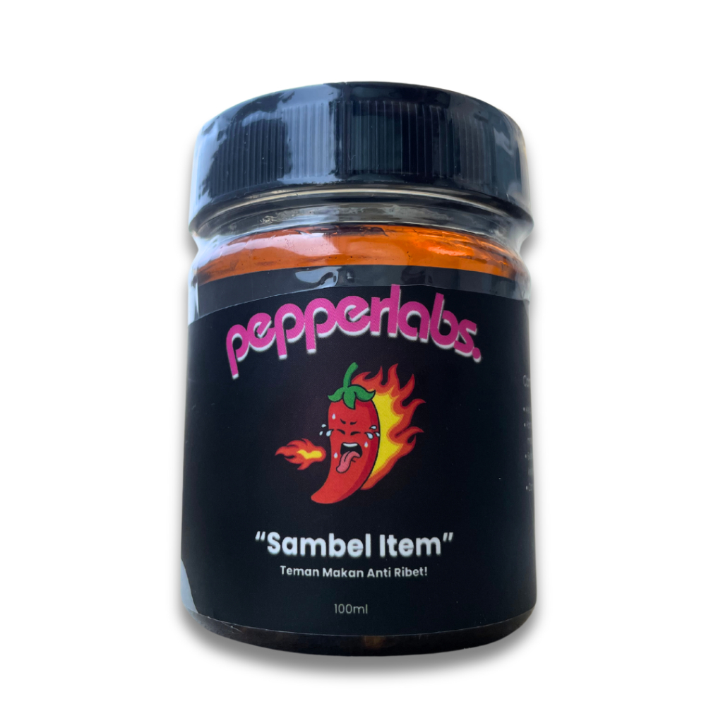 

Pepperlabs Sambal Bebek Item 100ml / Bumbu Bebek / Bumbu Ireng / Bumbu Rempah