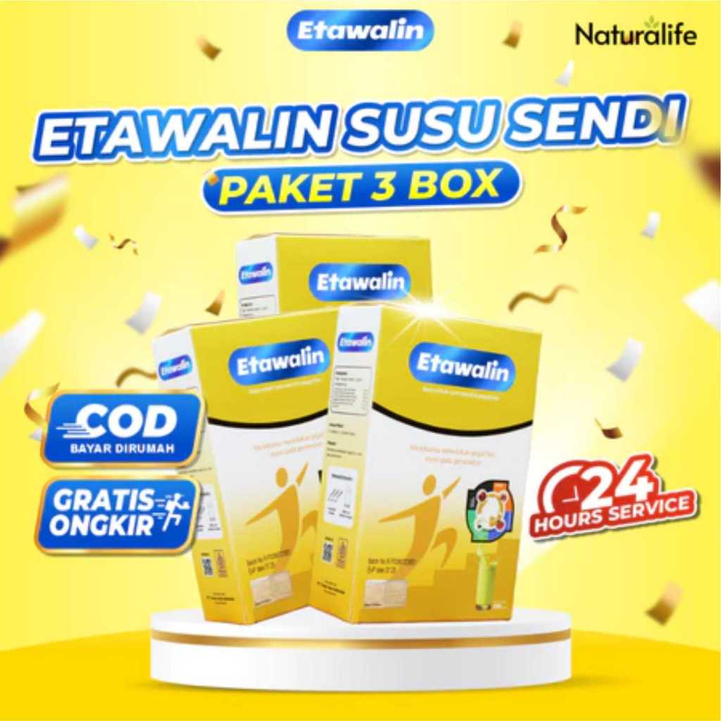

ETAWALIN susu sendi & tulang (3 BOX) - (etawalin, etawasure, etawanesia, gamamilk)