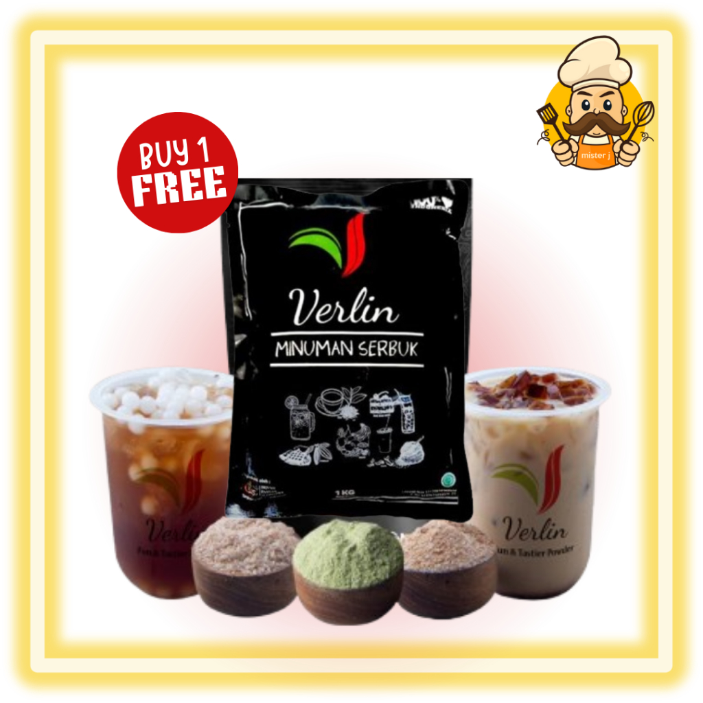 

[Mister J] VERLIN Minuman Bubuk B1G1 | VERLIN Powder drink aneka rasa | BUBUK MINUMAN / BUBUK MINUMAN KEKINIAN / BUBUK MINUMAN RASA