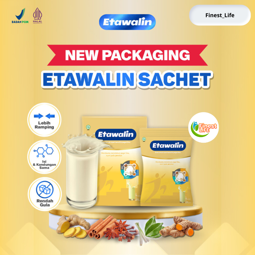 

Etawalin Sachet Ekonomis 1 Box Isi 5 Pcs @ 21 gram
