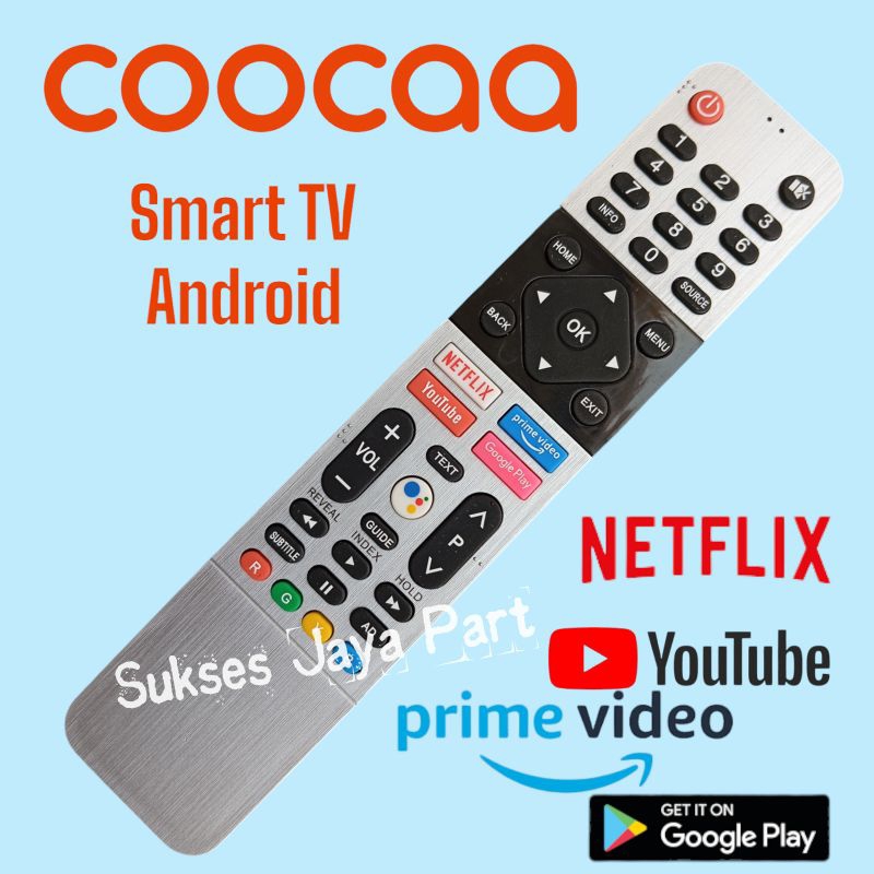 Remote Tv Coocaa Smart TV Android Coocaa