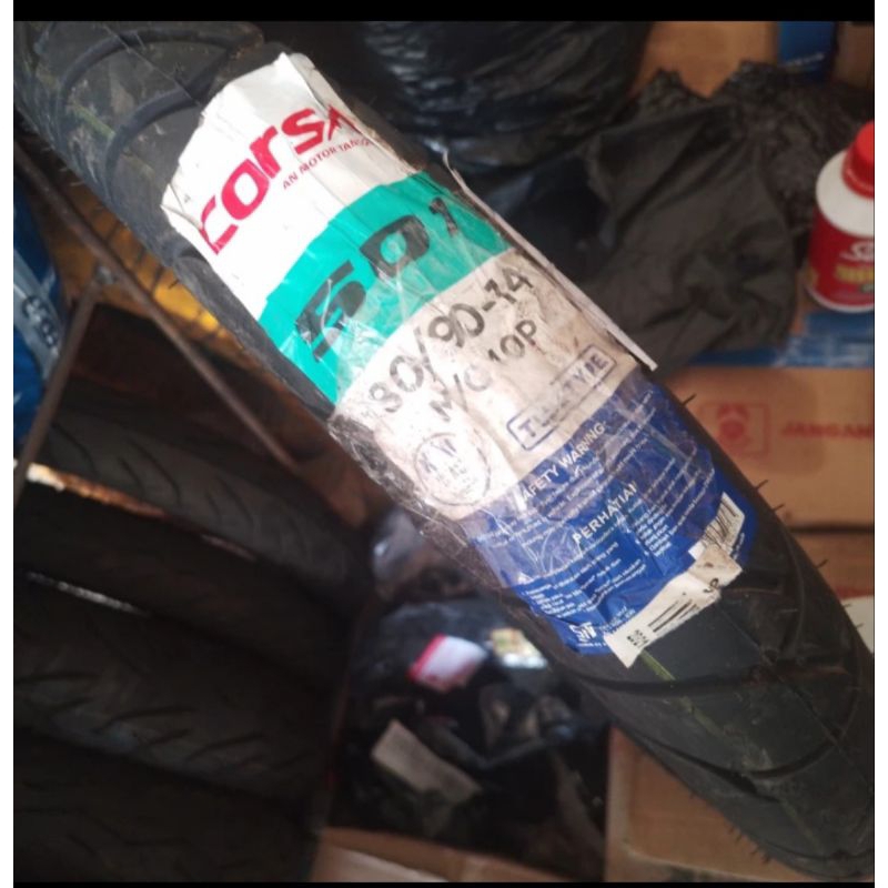 ban luar motor matic depan corsa 80/90-14 velg 14