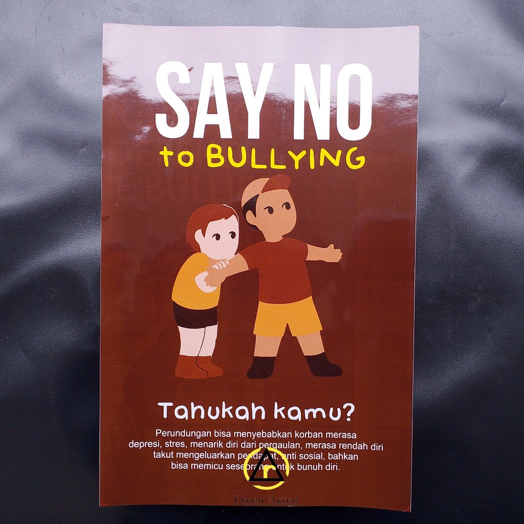 

Stiker Say No To Bullying - Tahukah Kamu - Stiker Perundungan