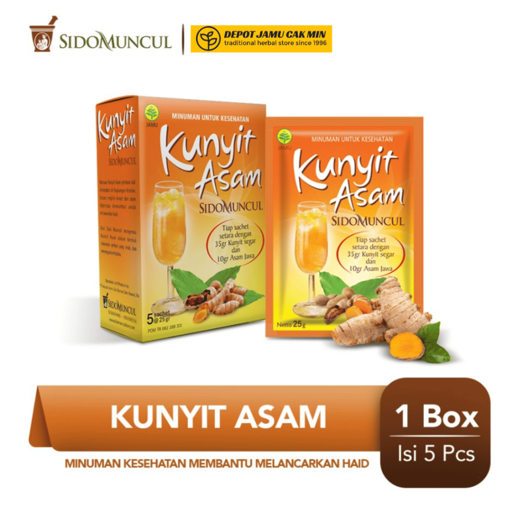 

Sido Muncul Minuman Kunyit Asam isi 5 - Membantu Melancarkan Haid