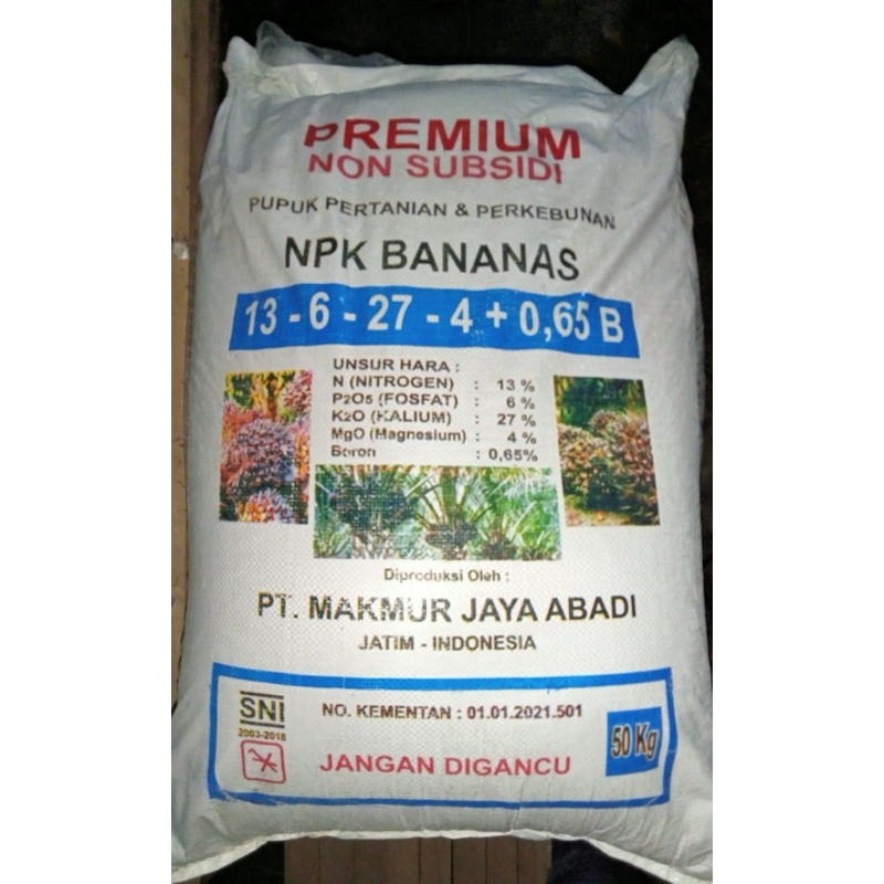 PUPUK NPK BANANAS 13-6-27 1KG