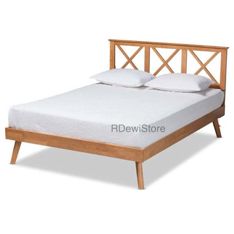 Tempat tidur minimalis kayu jati | Dipan minimalis | ranjang kayu jati