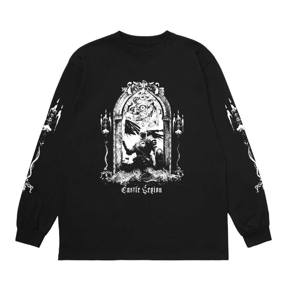 Kaos Long Sleeve Castle Legion Knight Black Rotterdamn