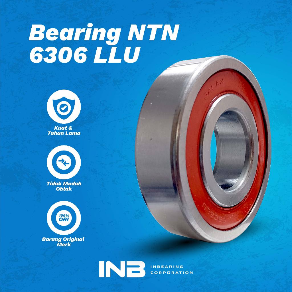 Laker Bearing 6306 LLU NTN Bearing Pompa Air Ns 100 Bearing Gardan Quick G 1000 Boxer INB Original N
