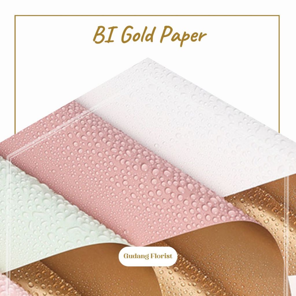

BI GOLD PAPER / CELLOPHANE / KERTAS KADO / KERTAS BUKET / KERTAS BUNGA / TIDAK TRANSPARAN