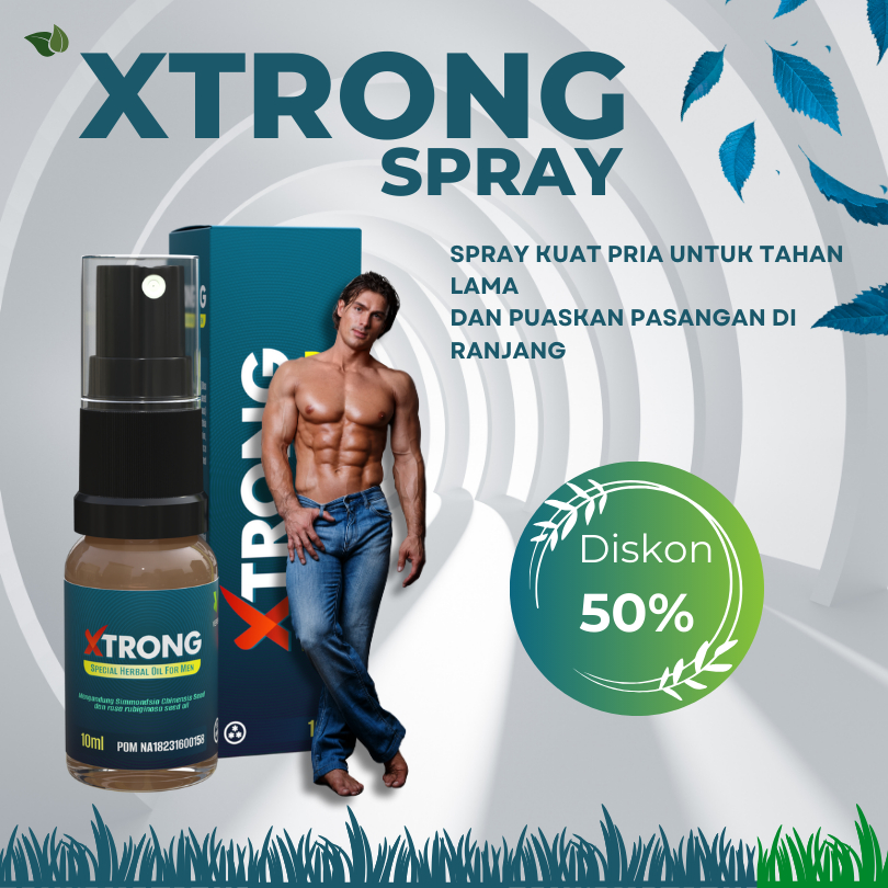 TRONG Original Spray Tanpa Kebas Pria semprot pria tahan lama oles X-Sensiall Spray asli herbal orig