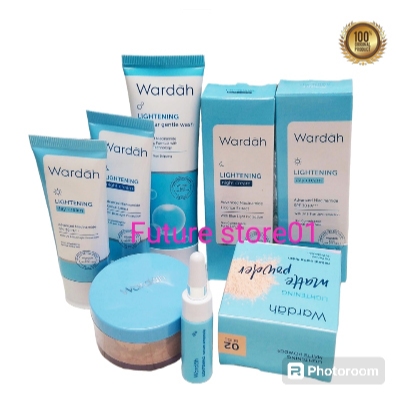 Paket Kosmetik Wardah Lengkap 1 set Pemula / COD Pencerah kulit Kusam Berminyak Ori