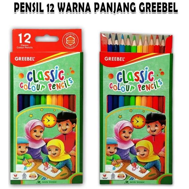 

Pensil Warna GREEBEL isi 12 Warna