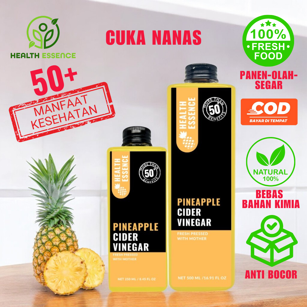 

Health Essence - Cuka Nanas Cider Vinegar With Mother Untuk Detox Detok Lemak Diet Herbal