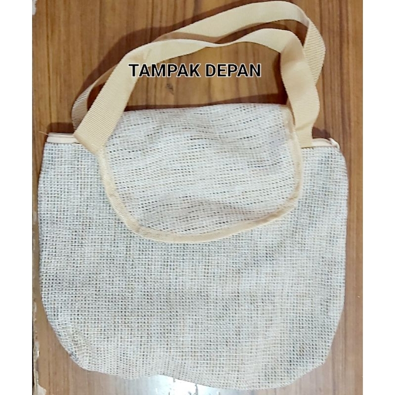 Tas Goni Polos, Ritsleting, Foldable (Bisa Dilipat)
