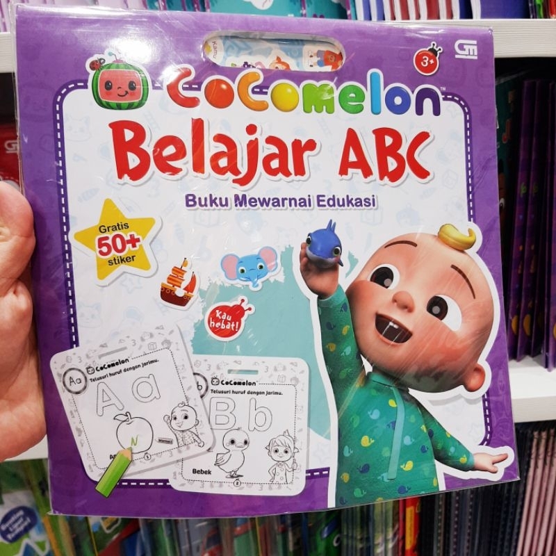 buku cocomelon belajar abc buku anak belajar 123 buku anak belajar huruf angka karakter cocomelon bu