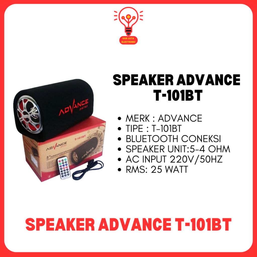 SPEAKER ADVANCE T SERIES T-101BT/T-102BT/T-103BT/T-104BT/T-105BT