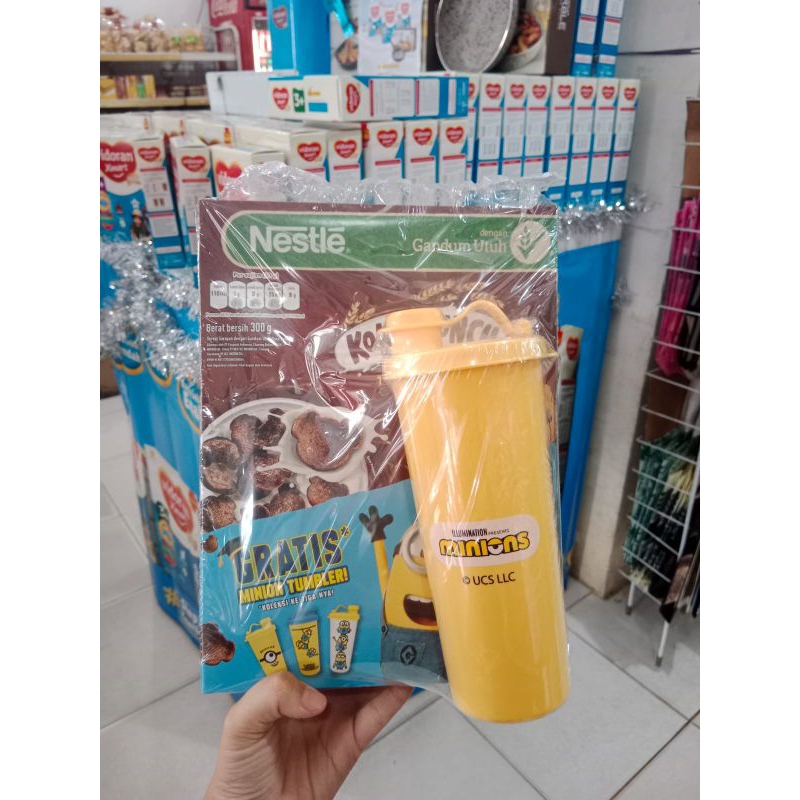 

Promo Nestle Cereal Koko Krunch 300gram Gratis Tumbler Minions