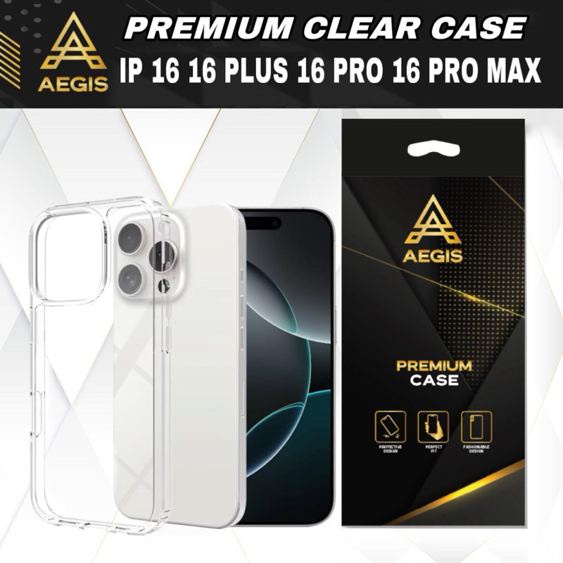 Aegis Clear Case Premium Iphone 16 16 Plus 16 Pro 16 Pro Max