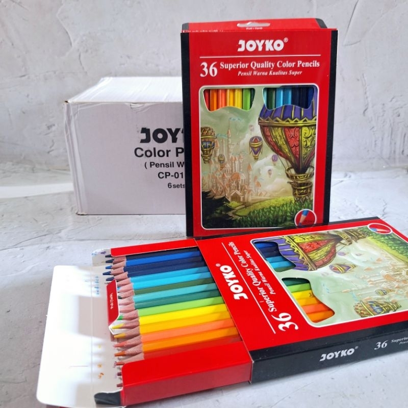 

( 6 Set ) Pensil Warna Joyko CP-0128 36 Warna