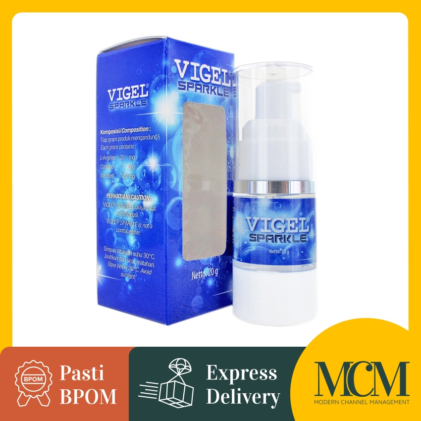 Special Promo - Vigel Sparkle Lubricant Gel with L-Arginine - 20 gr [ED 01/2025]