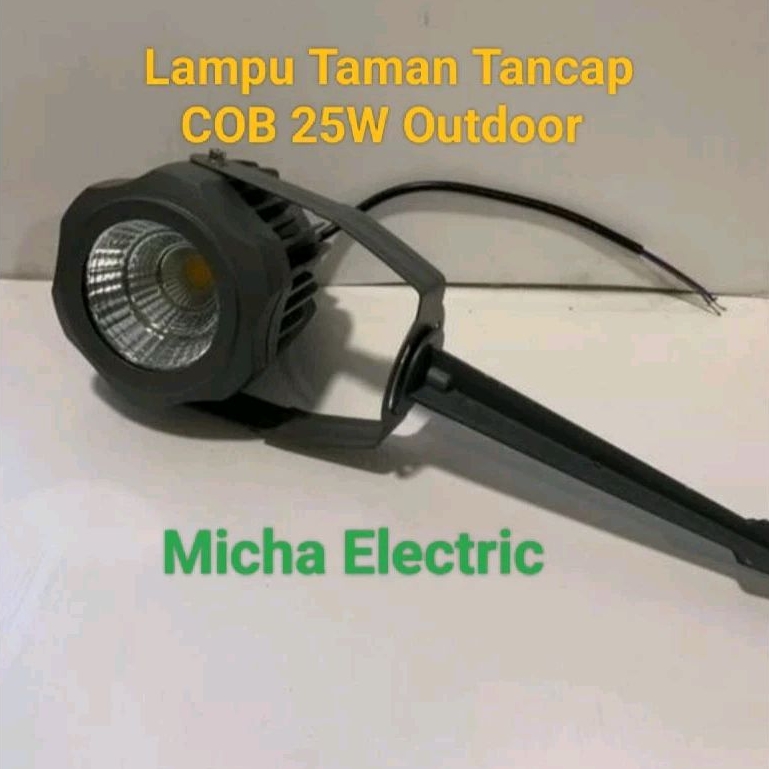 Lampu Sorot Taman Tancap COB 25W Outdoor/ Lampu Tembak Taman Tancap LED 25W Outdoor