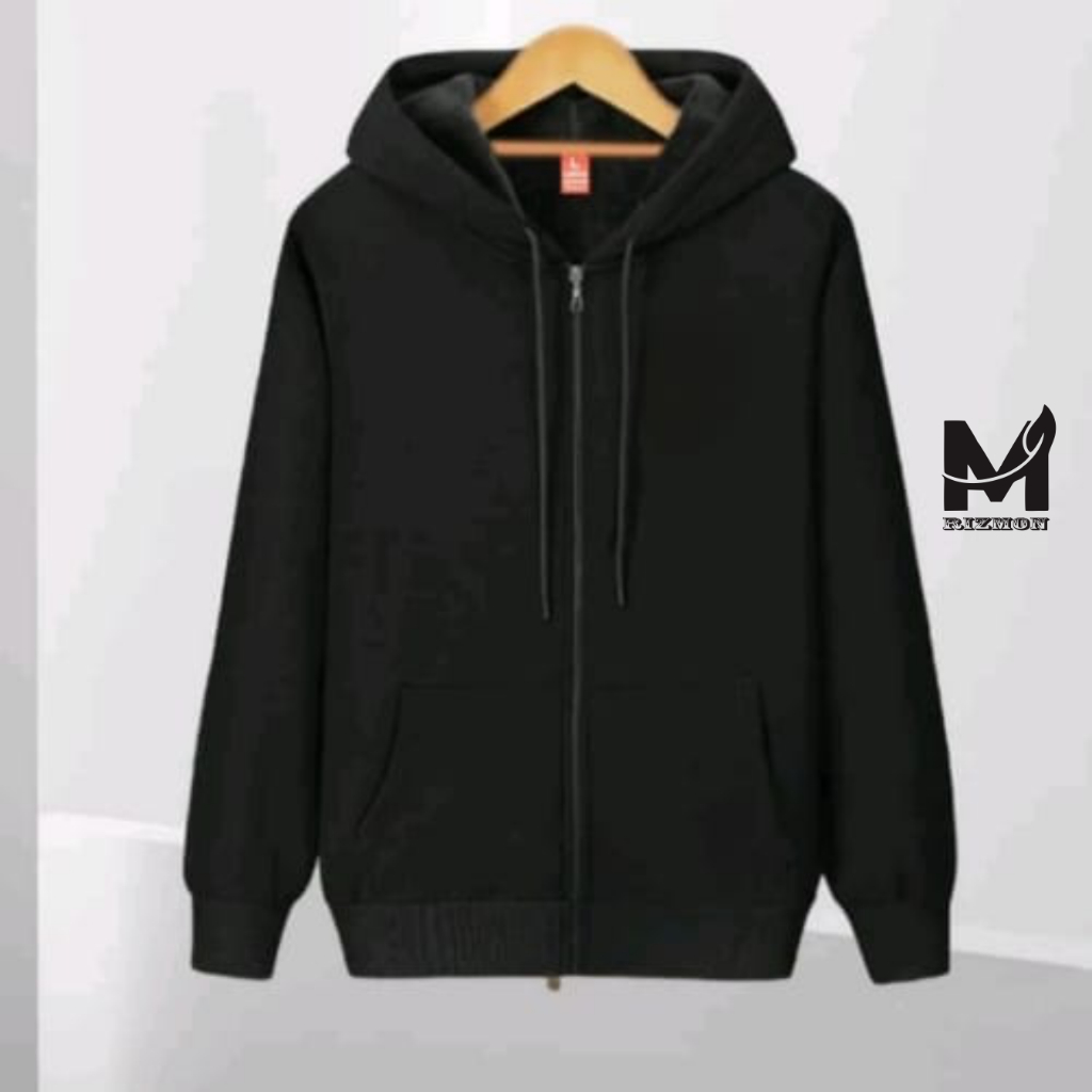 Hoodie Zipper Crop Top l Jaket Polos Pria & Wanita Kekinian Hoodie Zipper Crop Top l Pria Baju Cewek