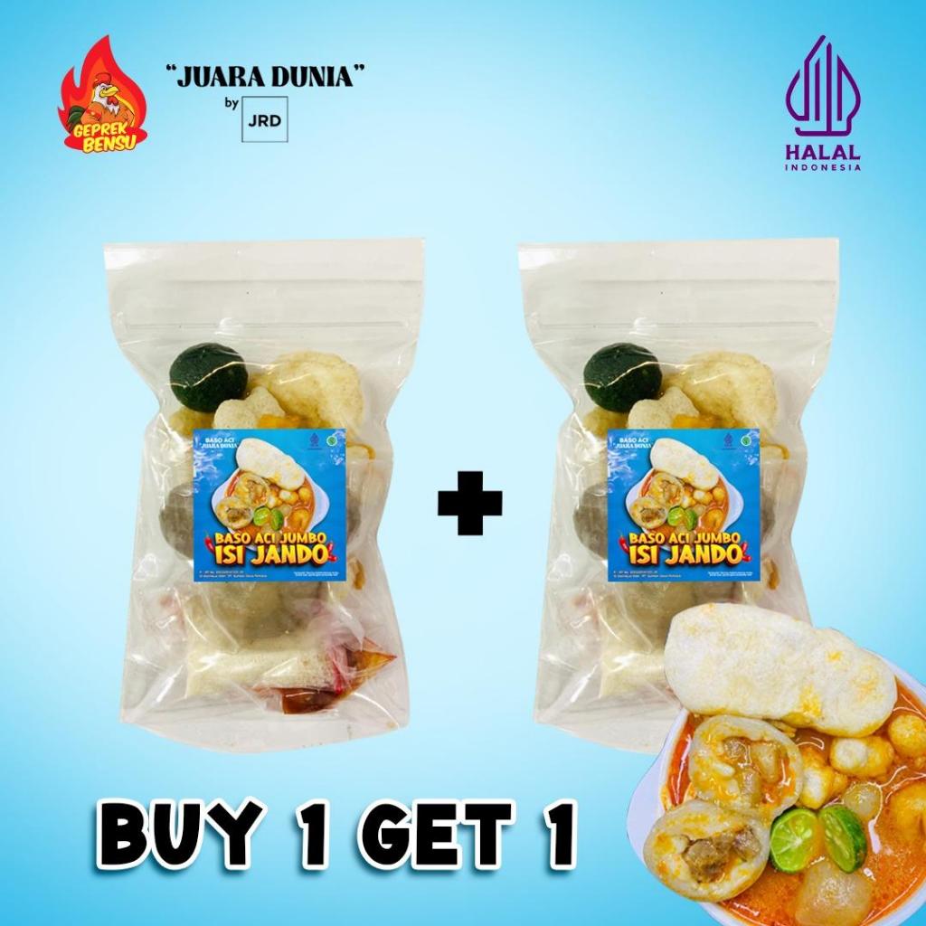 

(Beli 1 Gratis 1, Jadi Dapet 2 PCS Ya Bunda) Baso Aci Jumbo isi JANDO Juara Dunia By JRD Instant Food