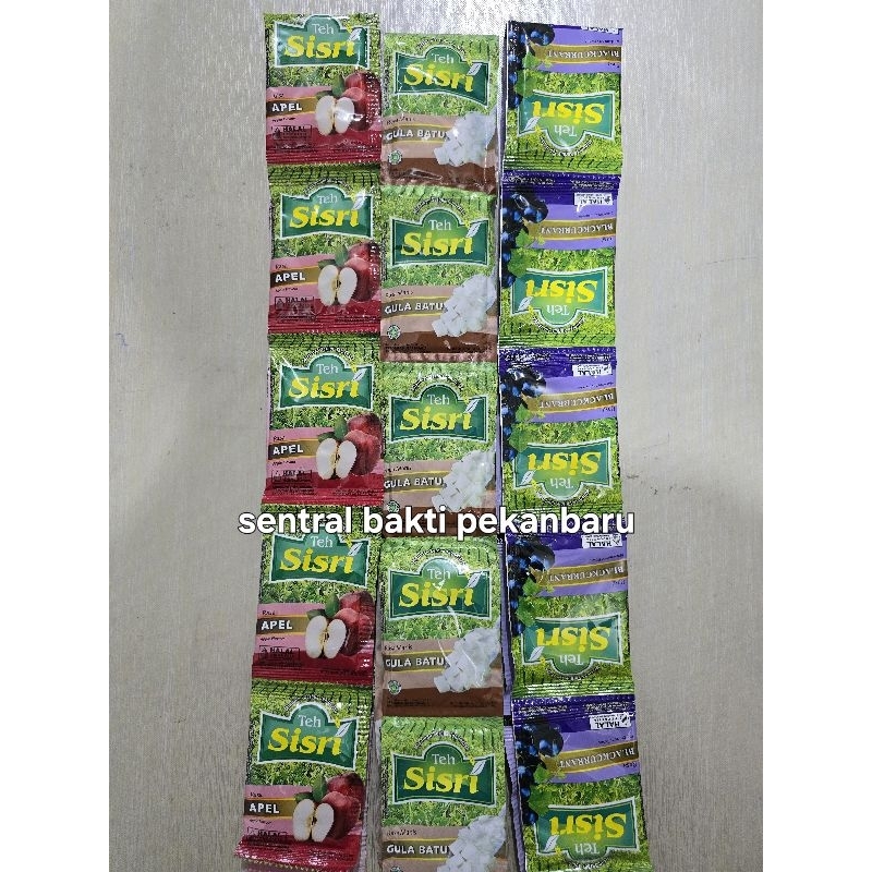

TEH SISRI - GULA BATU , APEL , BLACKCURRENT